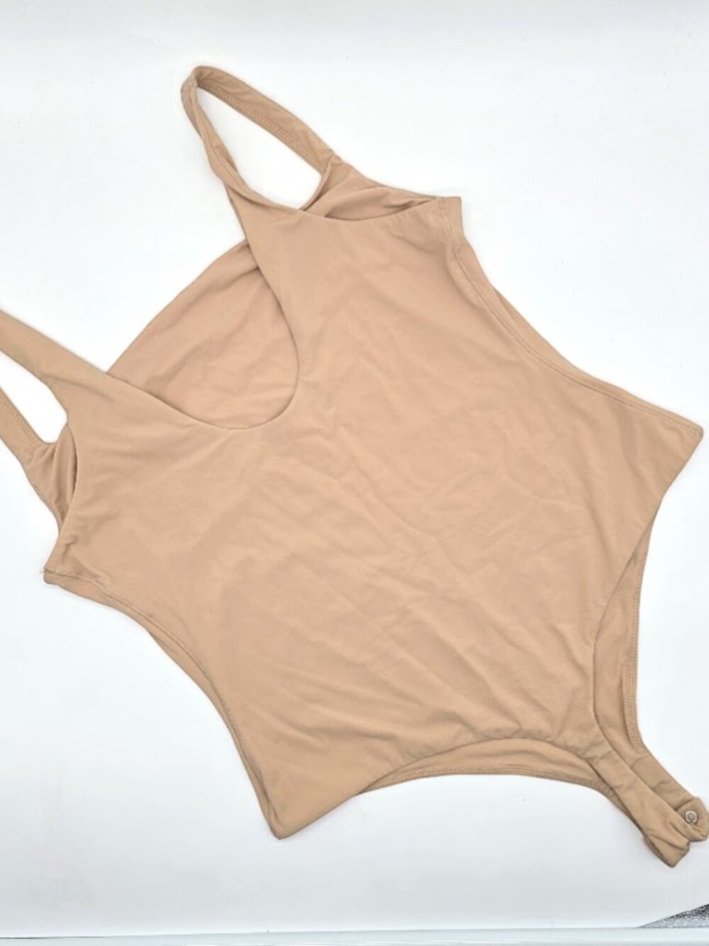 SKIMS Fits Everybody Bodysuit XL Clay Square Neck - Picture 4 of 10